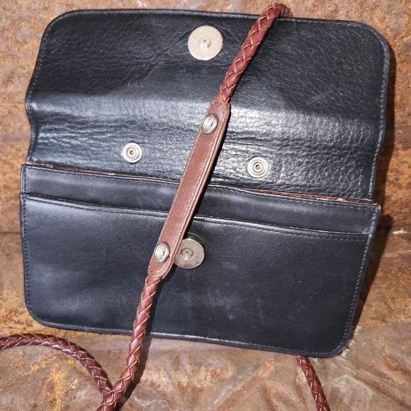 Brighton Two-Tone Leather Crossbody Bag - Picture 7 of 11